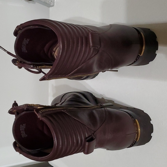 michael kors ankle boot    size 9 color brown - Picture 3 of 9